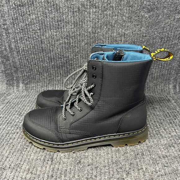 Dr. Martens Combs Cap Tech Side Zip Boots Black Women’s Size 7 - Picture 3 of 8